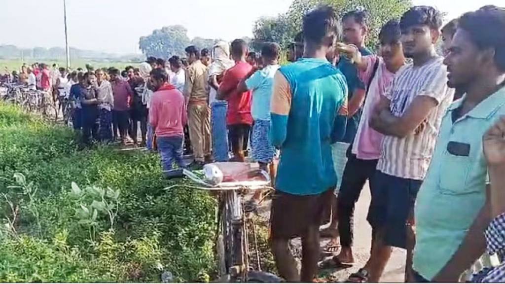 बच्चों से भरी टाटा सूमो सड़क किनारे खेत में पलटी, तीन बच्चे घायल