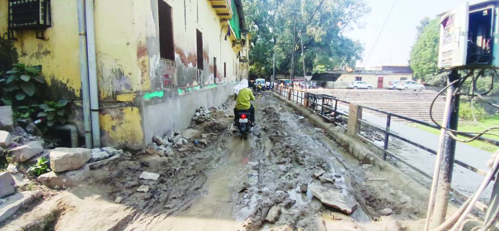 हुजूर देखिए ! मैं पुष्कर तालाब को जाने वाली सड़क हूं
