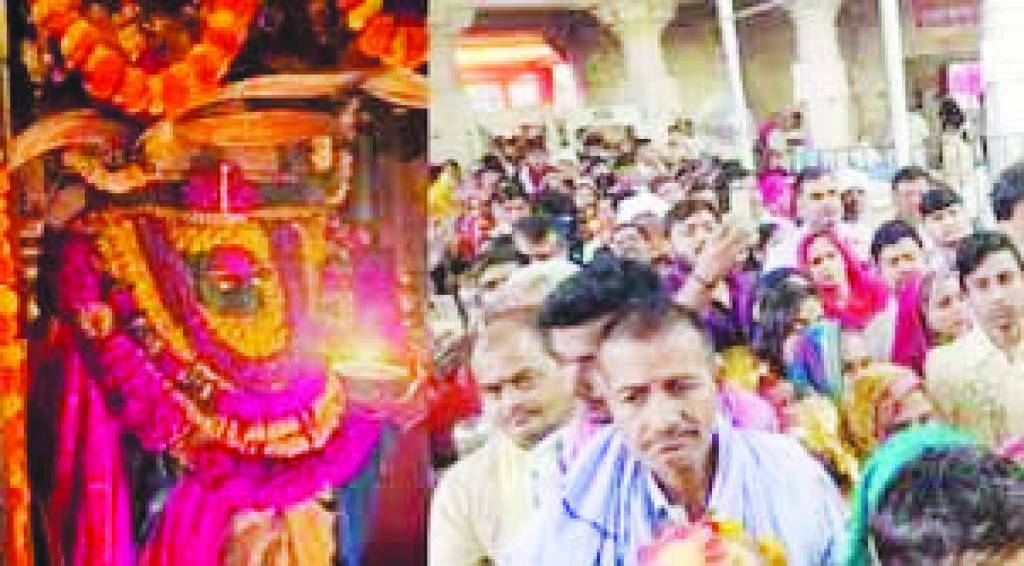 विंध्य धाम में भक्तों का उमड़ा हुजूम