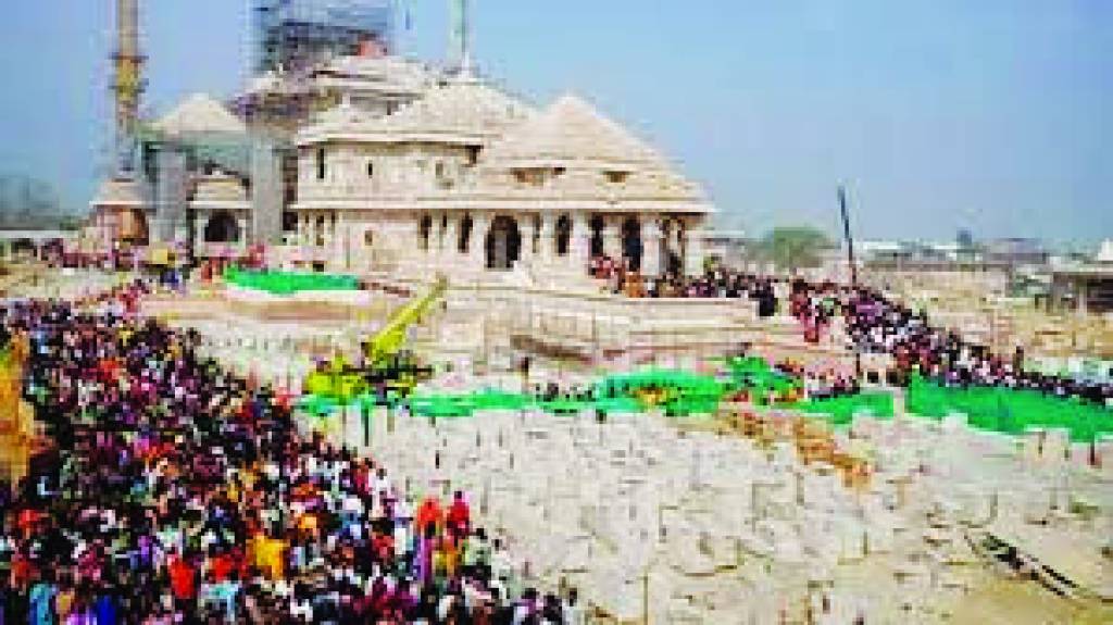 श्रद्धालुओं पर ड्रोन से बरसेगा सरयू जल, गर्मी से बचाव के भी होंगे इंतजाम