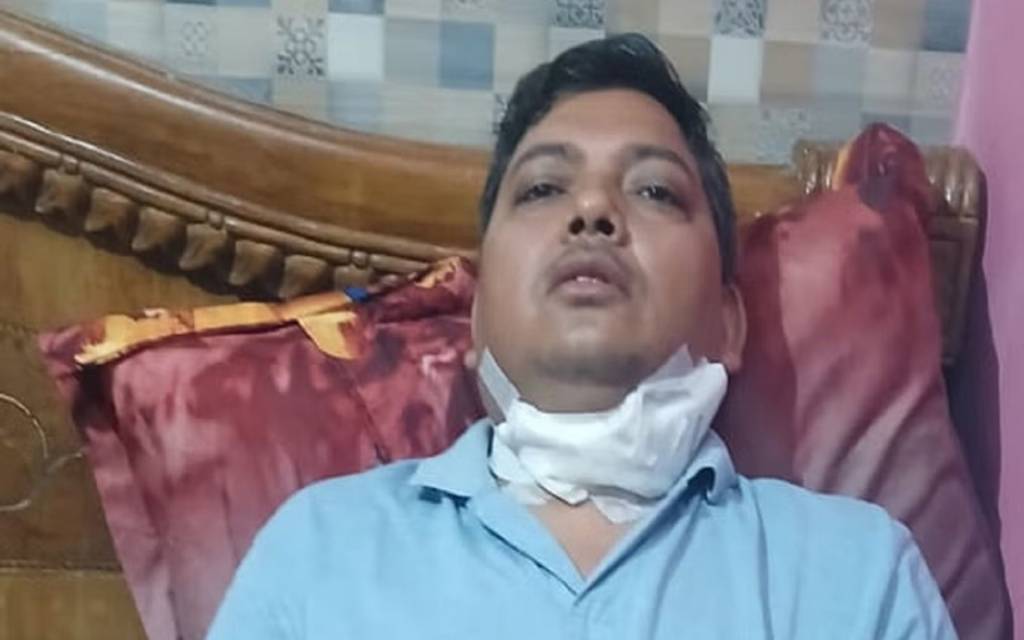 वाराणसी में चाइनीज मांझे से अधिवक्ता का गला कटा, जख्मी हालत में खुद गाड़ी चलाकर पहुंचे हॉस्पिटल