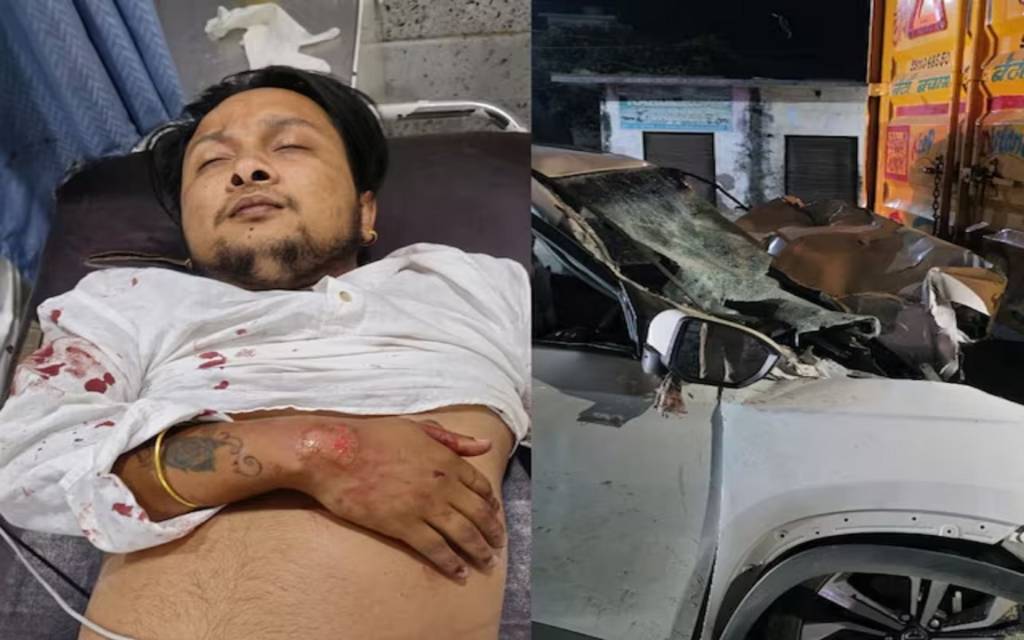 इंडियन आइडल 12 के विजेता पवनदीप राजन सड़क हादसे में घायल, गजराैला हाईवे पर कैंटर में घुसी कार