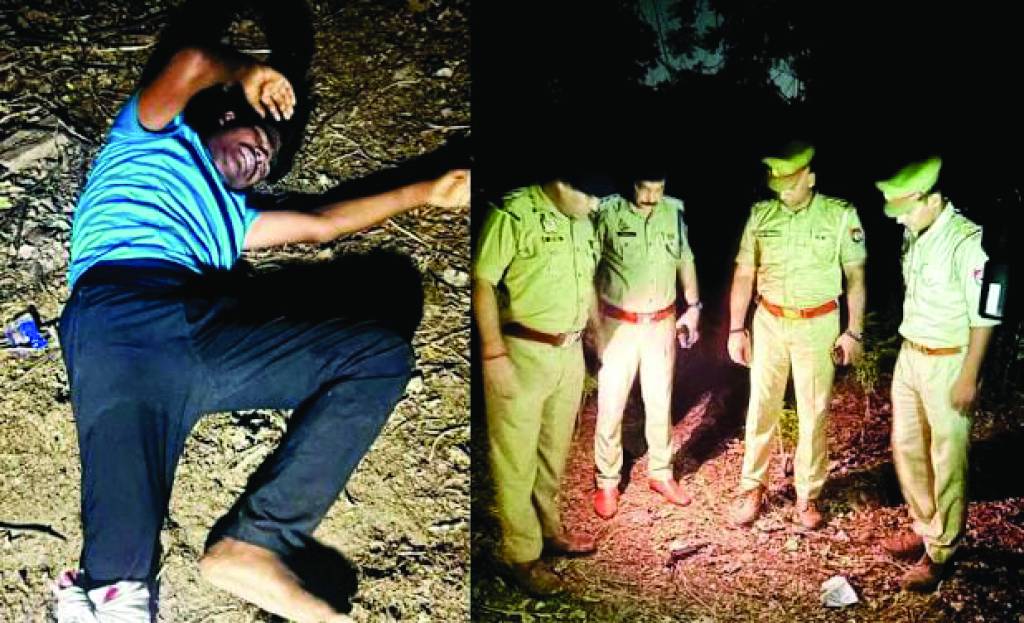 देर रात पुलिस और बदमाशों के बीच तड़तड़ाई गोलियां