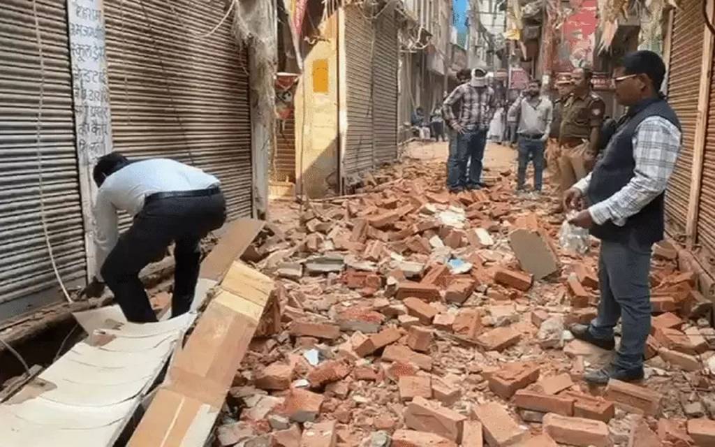 वाराणसी: दालमंडी में प्रशासनिक ध्वस्तीकरण की कार्रवाई आज फिर शुरू, व्यापारियों में तनाव