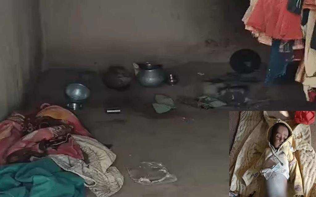 सोनभद्र में दिल दहला देने वाली घटना: पति से फोन पर झगड़े के बाद मां ने 10 महीने के बेटे को चूल्हे में झोंका, फिर फंदे से लटककर दी जान