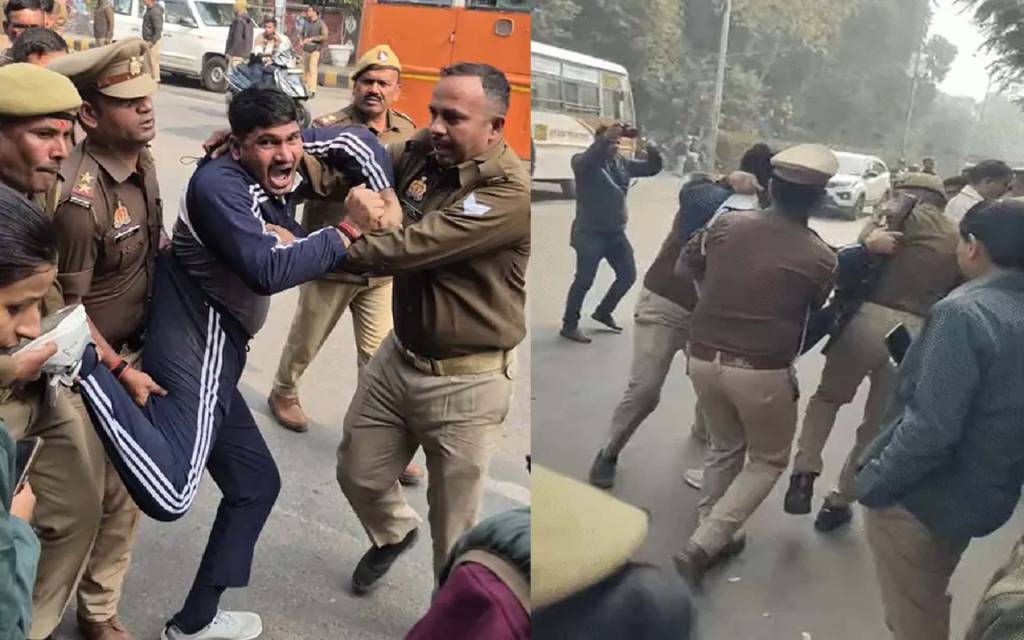 UPPSC के बाहर छात्रों का प्रदर्शन, पुलिस से झड़प; 300 जवान तैनात, पारदर्शिता की मांग पर अड़े अभ्यर्थी